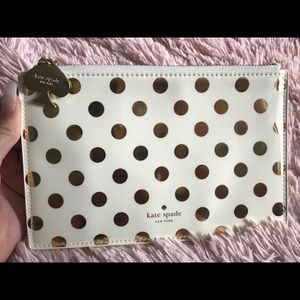 Kate Spade ♠️ Polka Dot Pouch